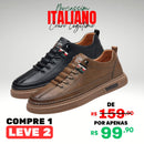 Kit 2 Tênis Ortopédico Italiano de Couro Legitimo (Cópia)